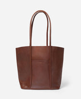 Ledertasche Cord Tote Park in Dunkelbraun