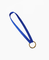 Schlüsselband Royal Blue Yoomee in Vergoldeter Karabiner Kurz