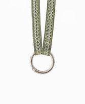 Schlüsselband Matcha Yoomee in Silbriger Karabiner