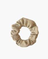Scrunchie Bourette Seide Clomes in Beige