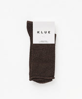 Glitzer Socken Lyocell Klue in Dunkelbraun