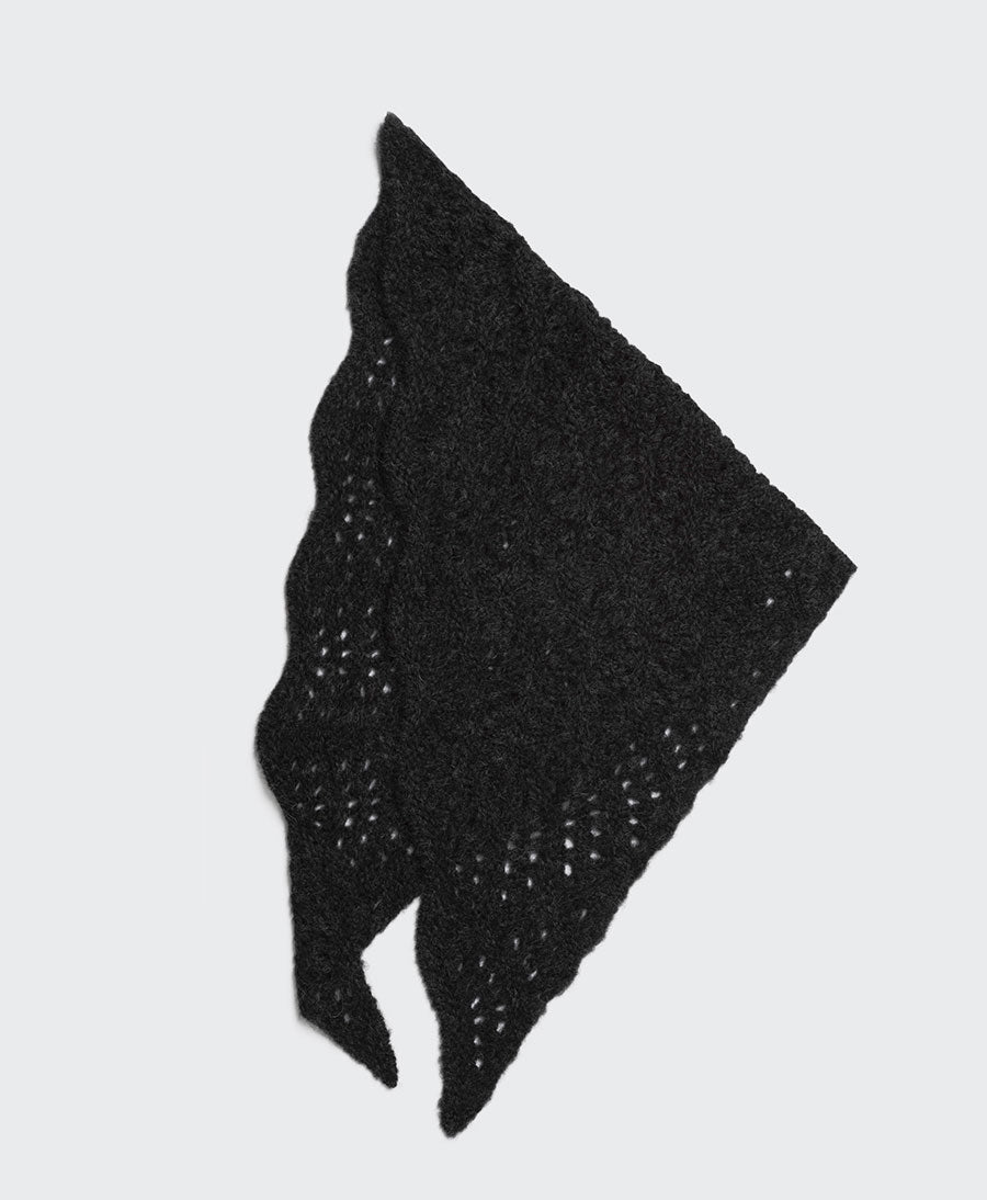 Strickschal GUADALUPE Throw - Anthrazit