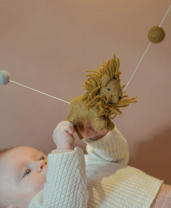 Girlande aus Filz - Wildlife