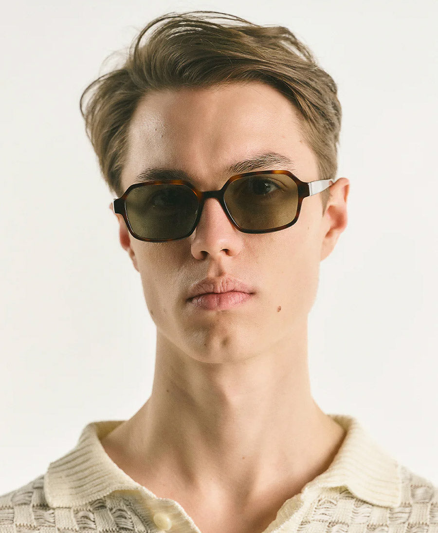 Sonnenbrille "Alex" - Tortoise Grün