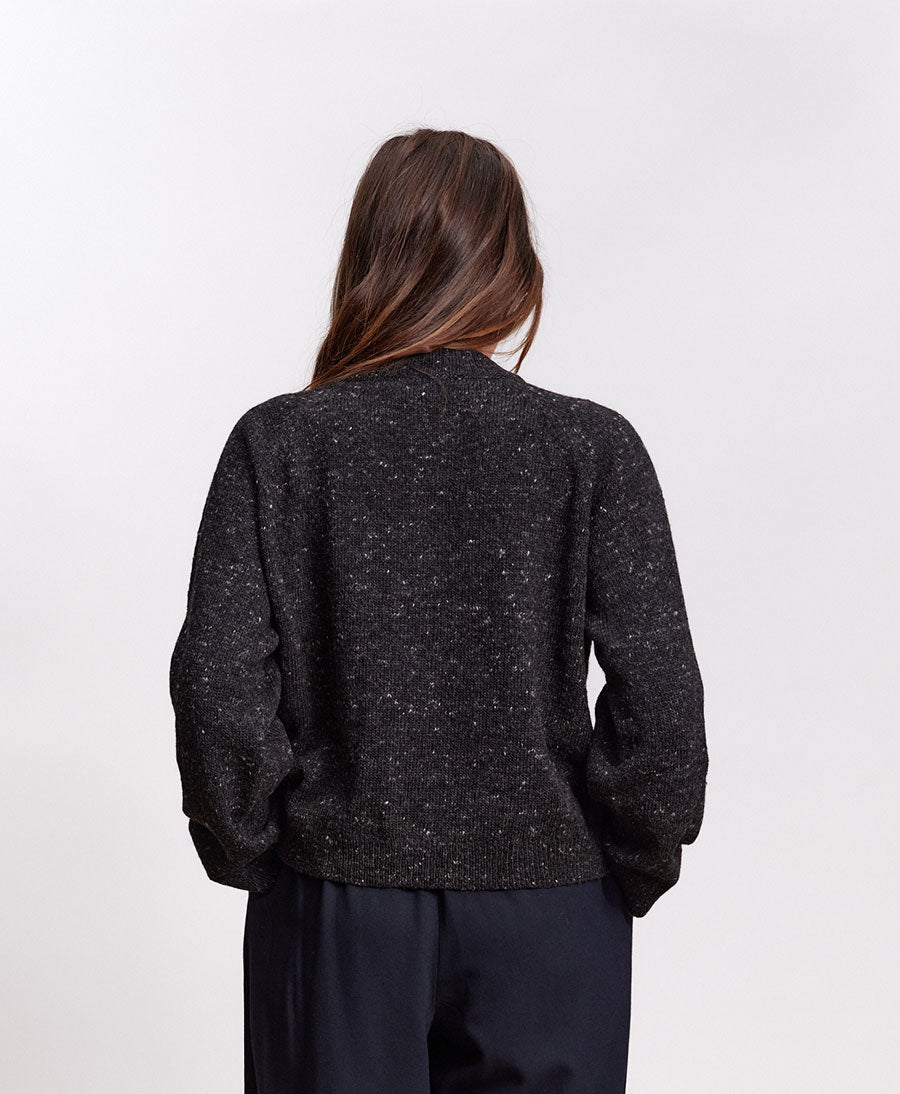 Strickjacke Cardigan ANDES - Anthrazit