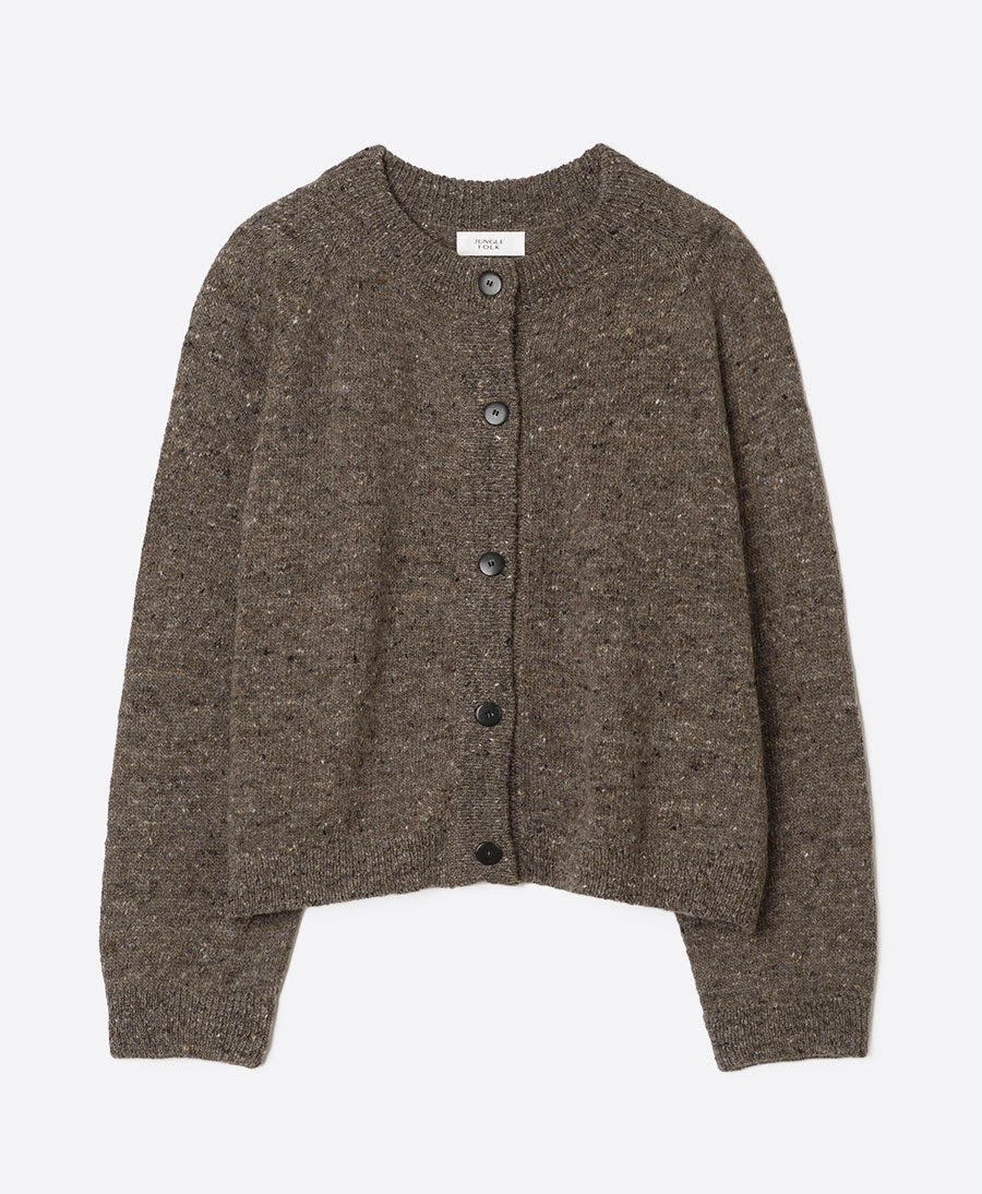 Strickjacke Cardigan ANDES - Taupe