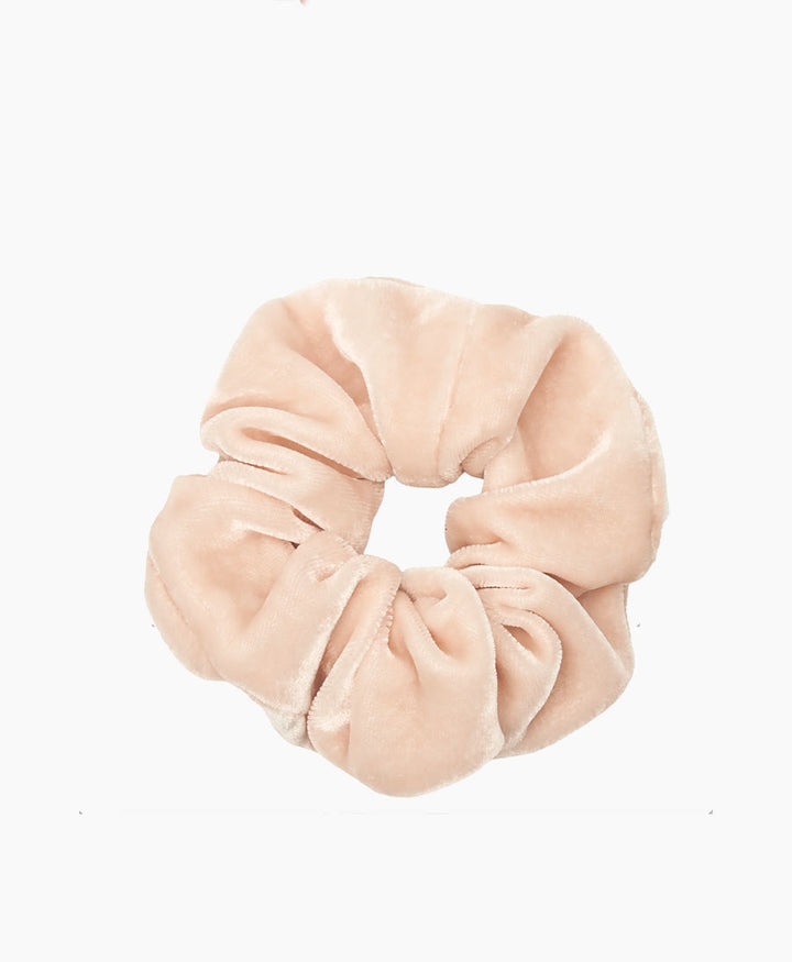 Medina Scrunchie Velvet aus Samt (Seide/Rayon) - Apricot