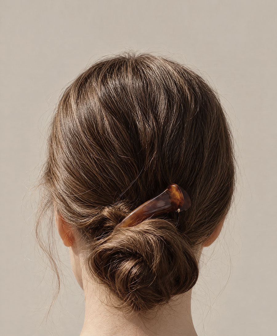 Haarclip AVA - Mahagoni Tortoise