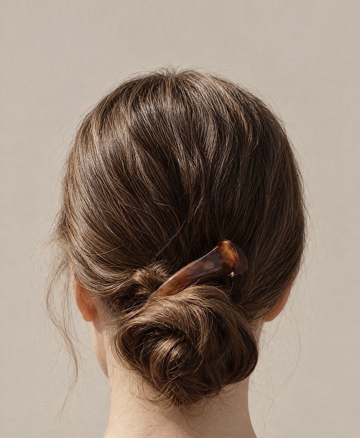 Haarclip AVA - Mahagoni Tortoise