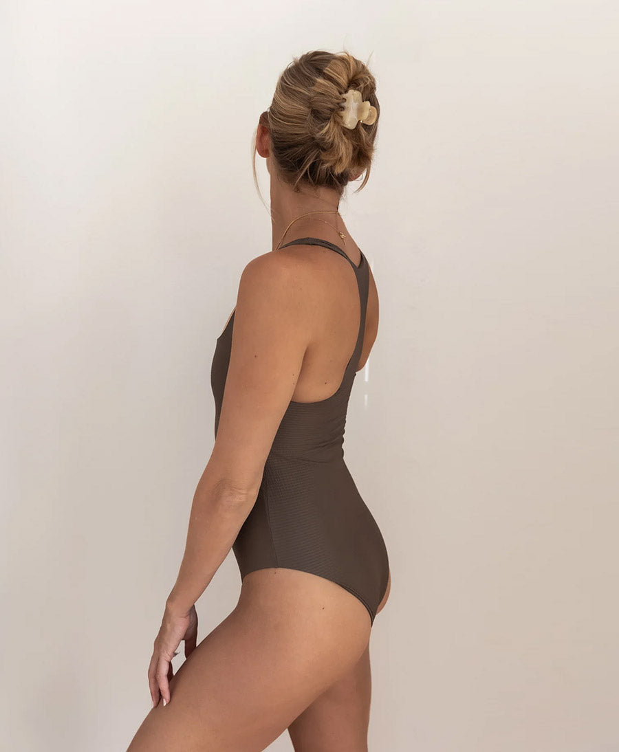 Badekleid MAARI Swimsuit - Braun
