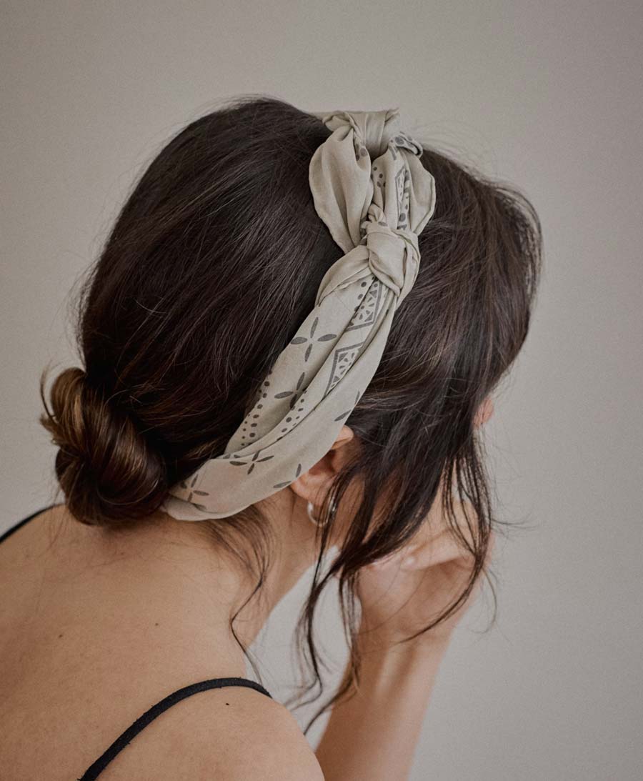 Bandana aus Seide (Lichen) von OZMA - Secondhand - OZMA - clomes