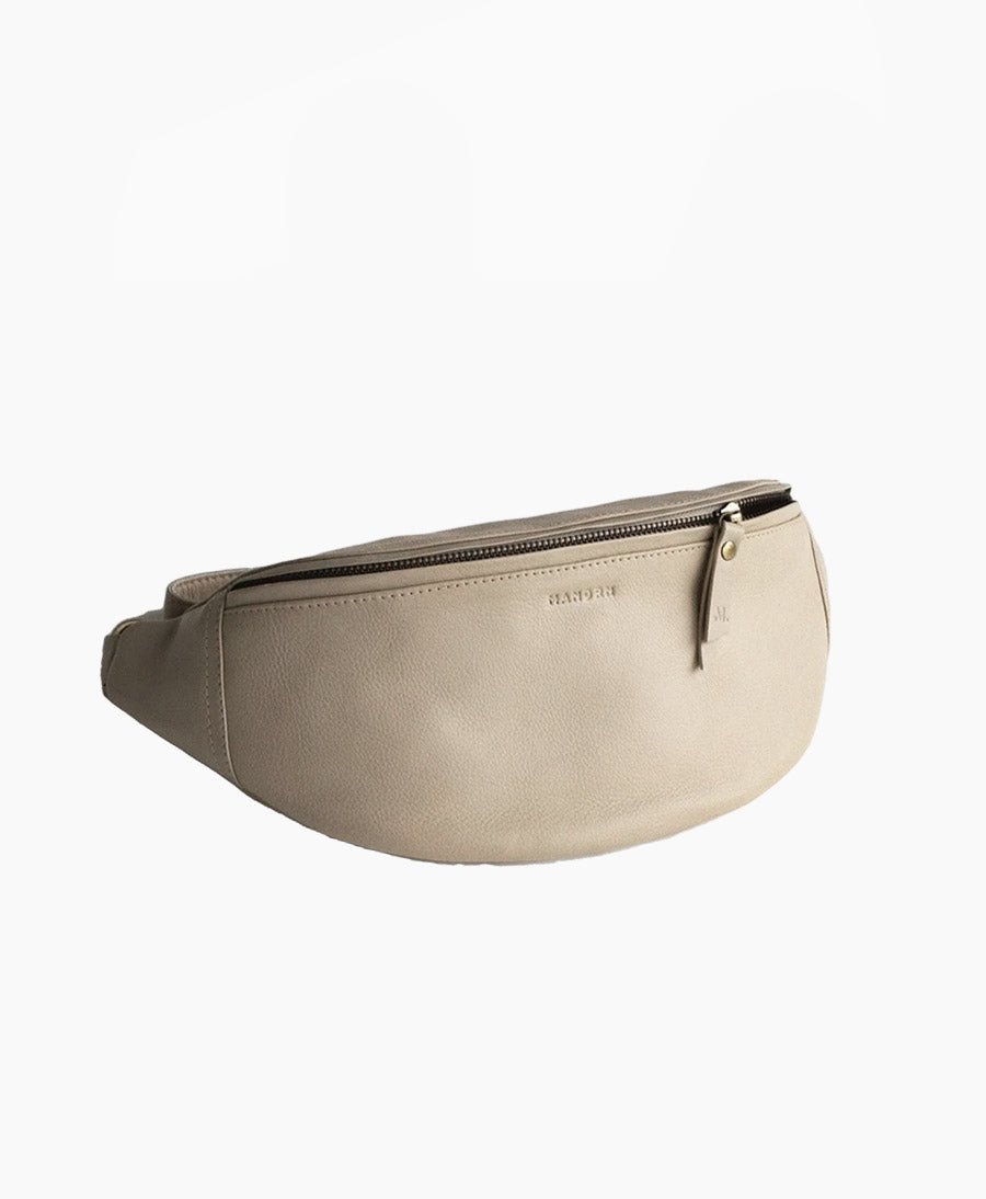 Bauchtasche aus Leder - The Atlas Bone - MANDRN - clomes