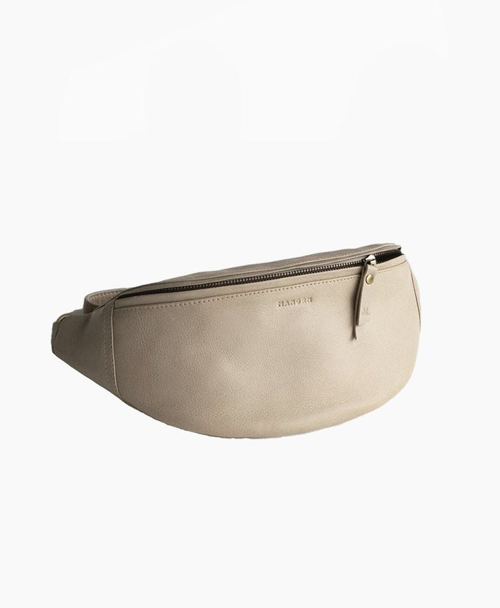 Bauchtasche aus Leder - The Atlas Bone - MANDRN - clomes