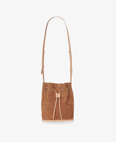 Ledertasche Bucket Bag Dli Velvet Balagan in Caramel