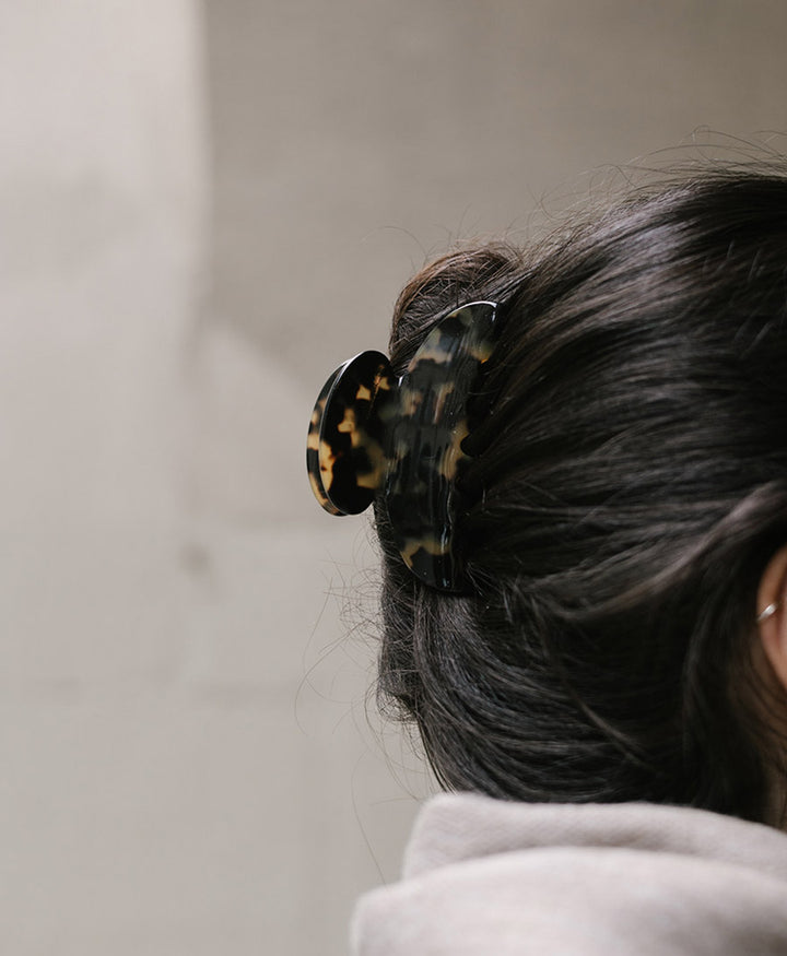 Haarklammer CARMEN (L) aus Acetat - Tortoise