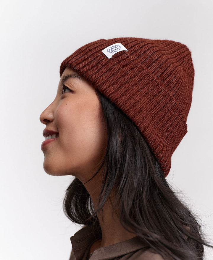 Strickmütze CHARLIE Beanie - Braun