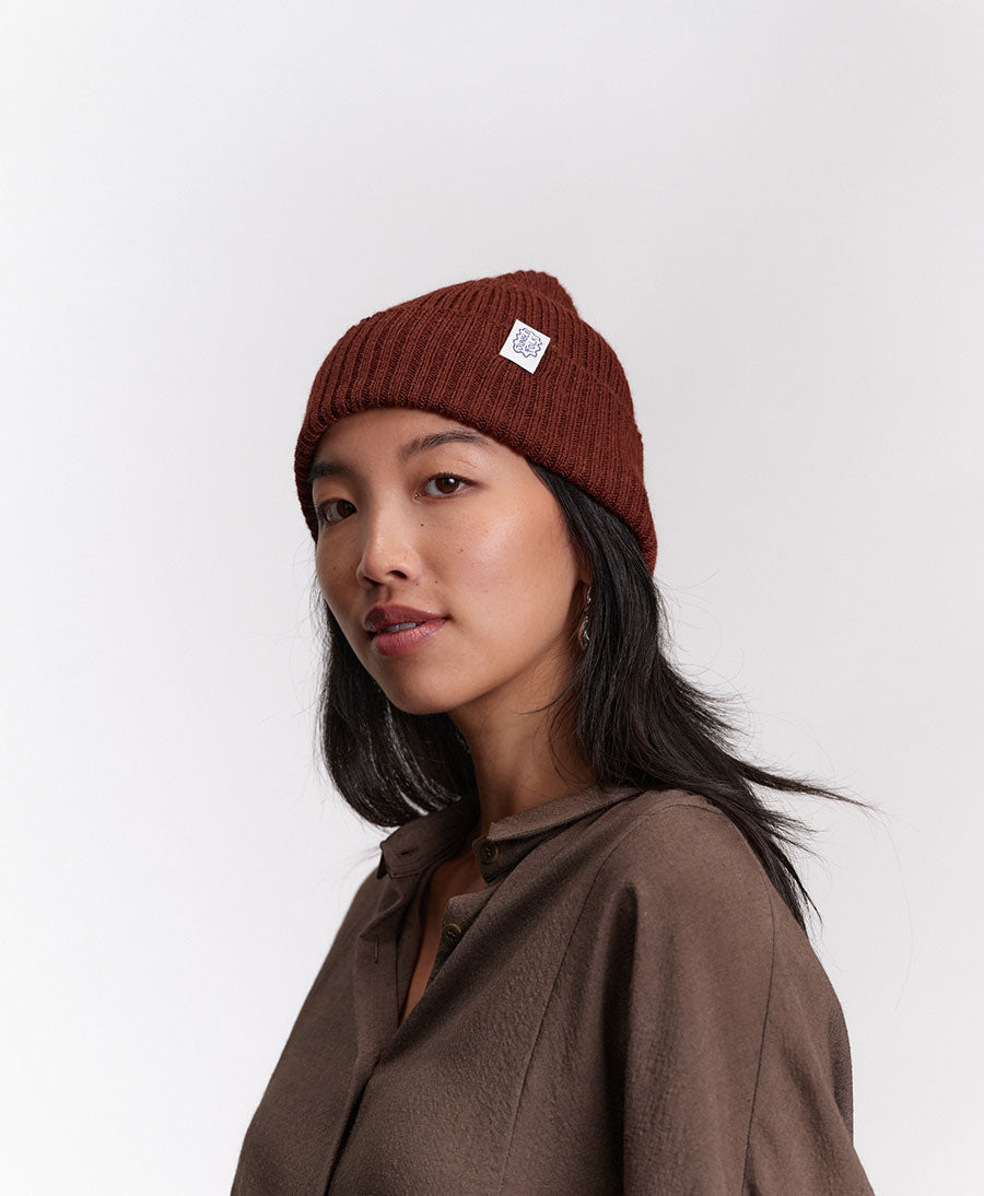 Strickmütze CHARLIE Beanie - Braun