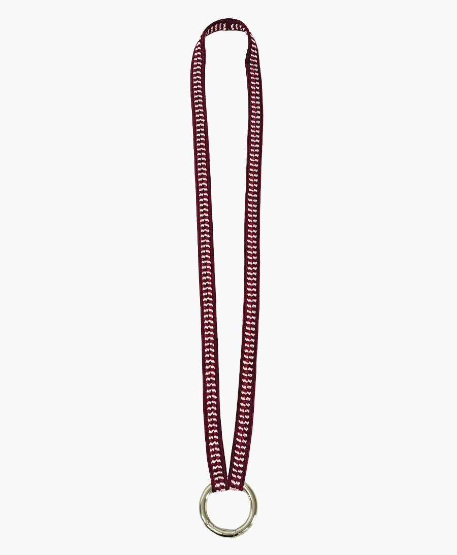 Schlüsselband silbriger Karabiner - Cherry Blossom
