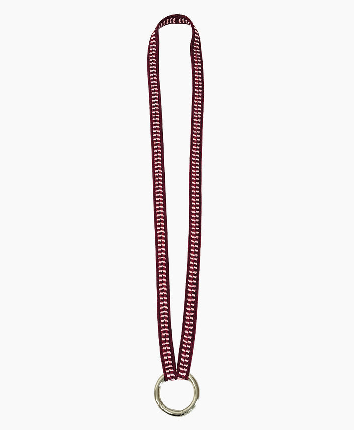 Schlüsselband silbriger Karabiner - Cherry Blossom