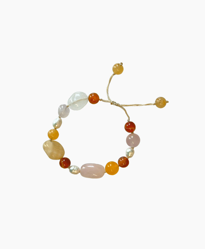 Armband aus Steinen JAMILA - Sunrise
