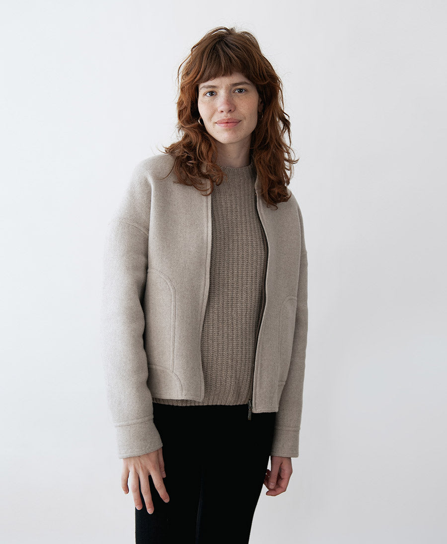 Wendejacke ELEANOR JACKET - Greige / Mocca