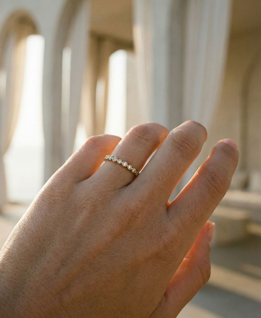 Fingerring LUANA - Vergoldet
