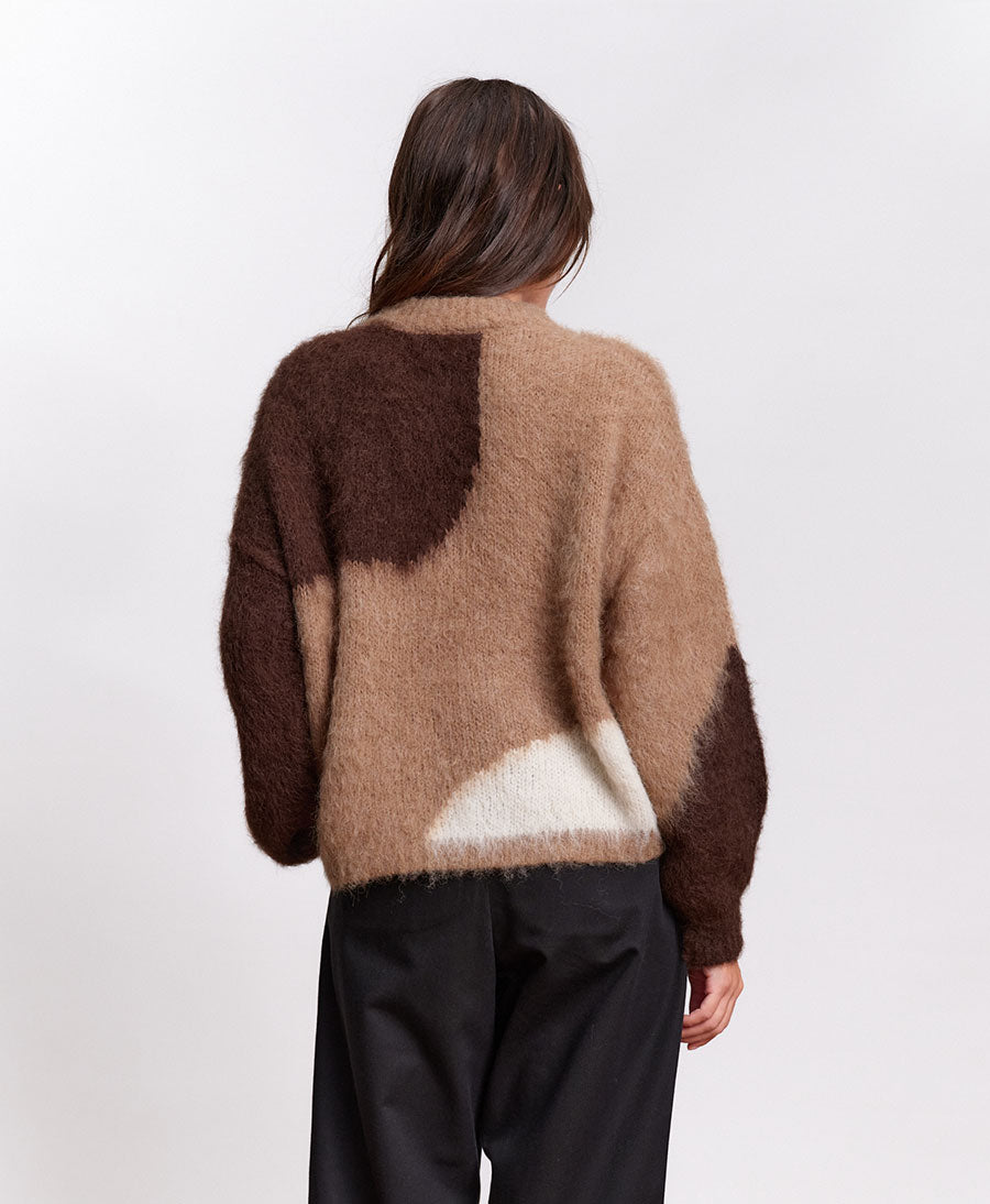 Strickpullover Nube Sweater - Braun