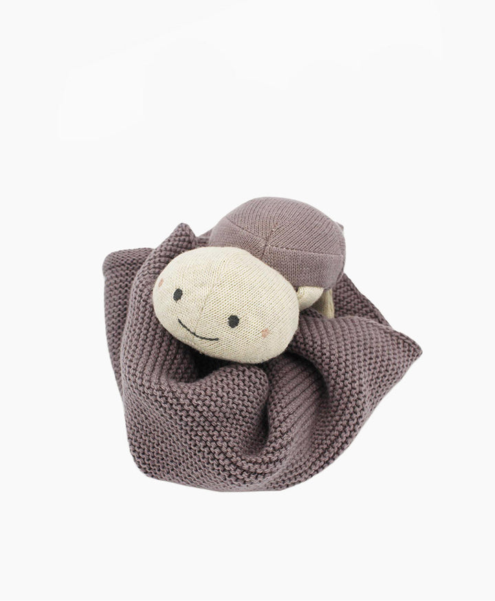Nuschi / Kuscheltuch - Schildkröte - Flieder