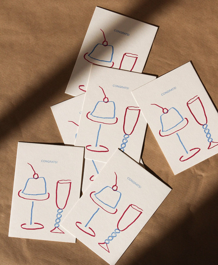 Postkarte "Congrats"