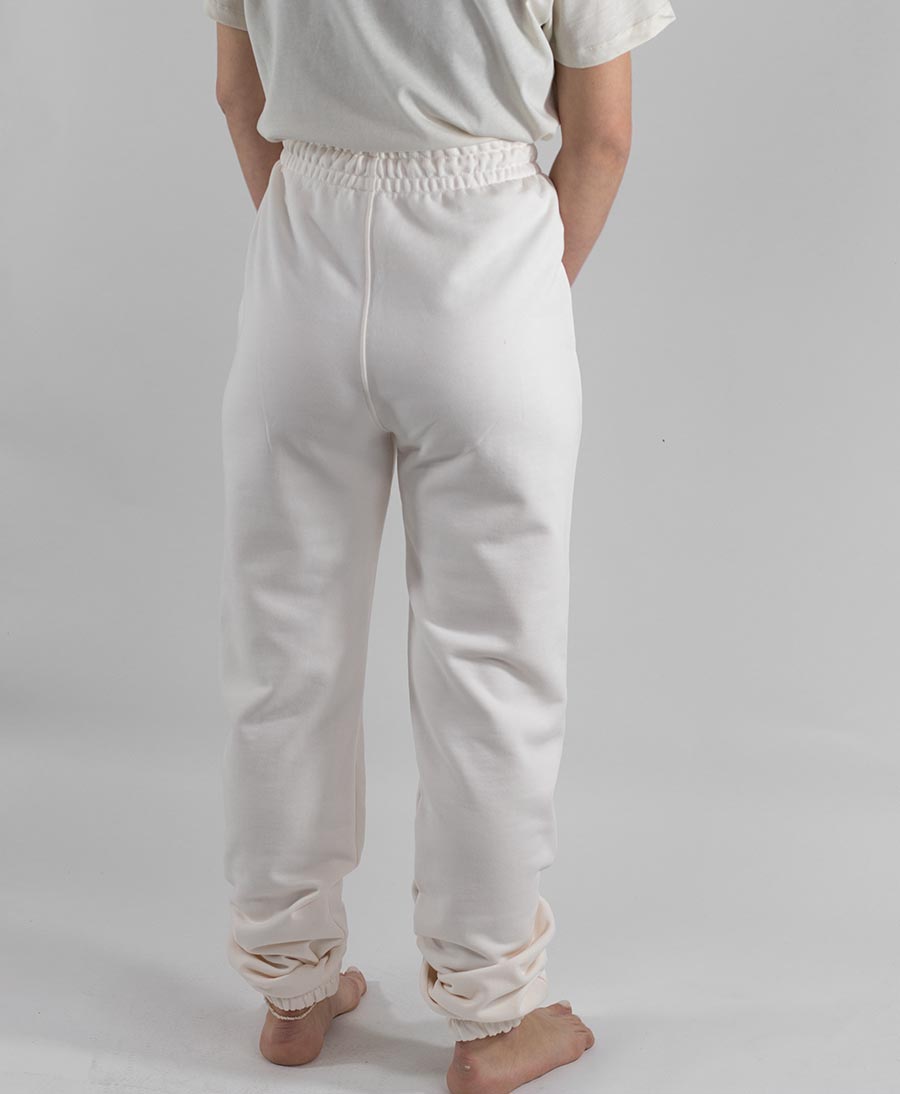 Dew Trainerhose / Sweatpants aus Bio - Baumwolle - Ivory - By Signe - clomes