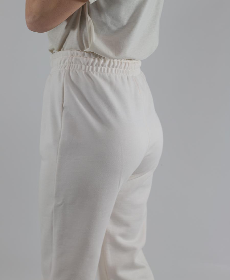 Dew Trainerhose / Sweatpants aus Bio - Baumwolle - Ivory - By Signe - clomes