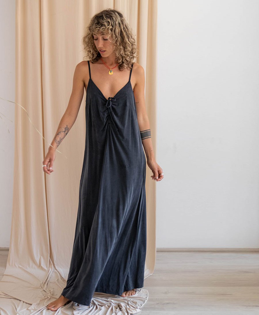 Dunkelgraues Kleid von Cossac (S) - Secondhand - COSSAC - clomes
