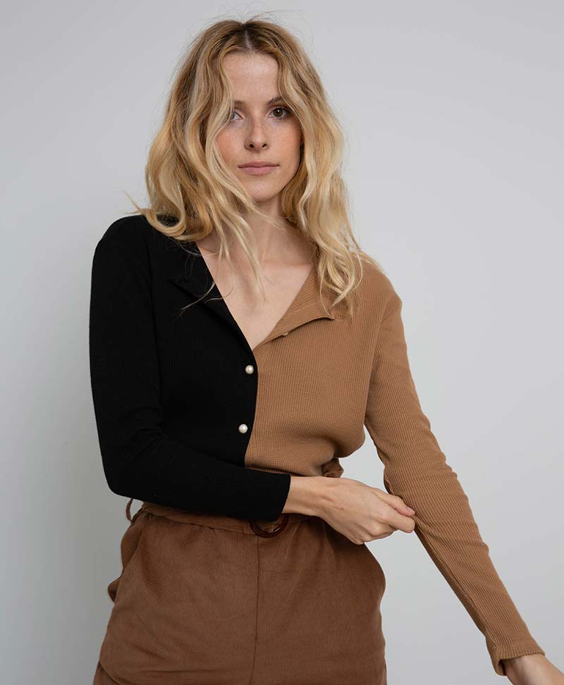 Duo Thermal Cardigan aus Baumwolle von DONNI - Secondhand - DONNI. - clomes