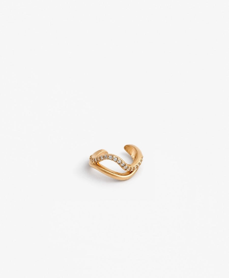 Earcuff LAURA - Vergoldet