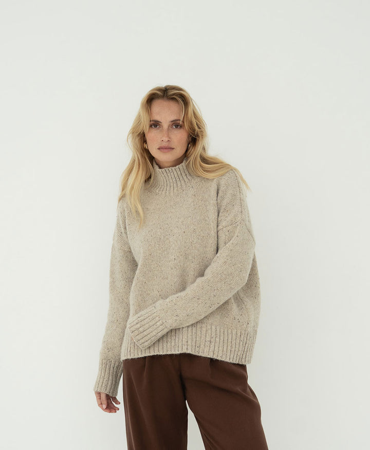 Strickpullover Emma - Beige