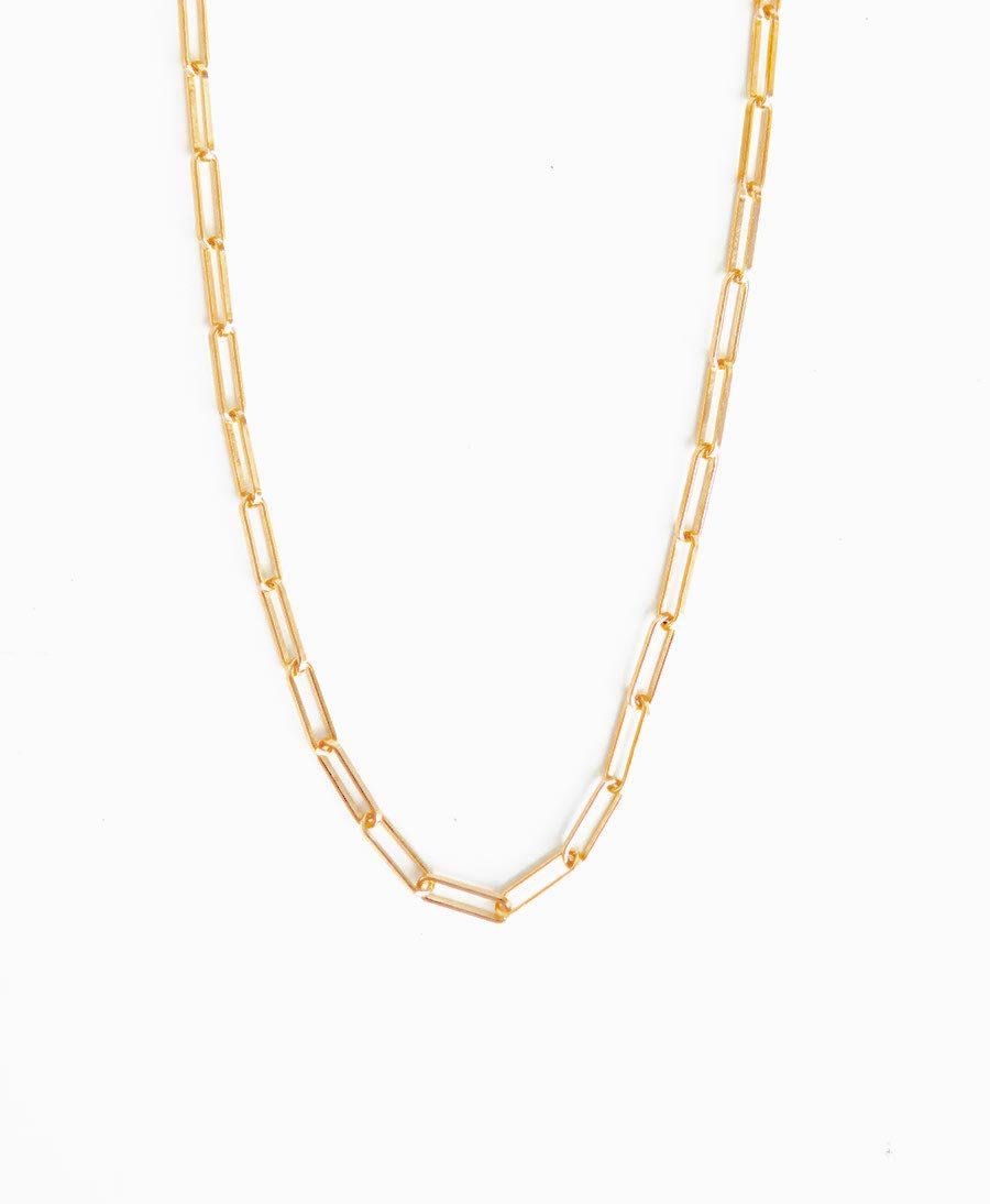 ESSENTIALS Chain Necklace - Halskette vergoldet - V Design Lab - clomes