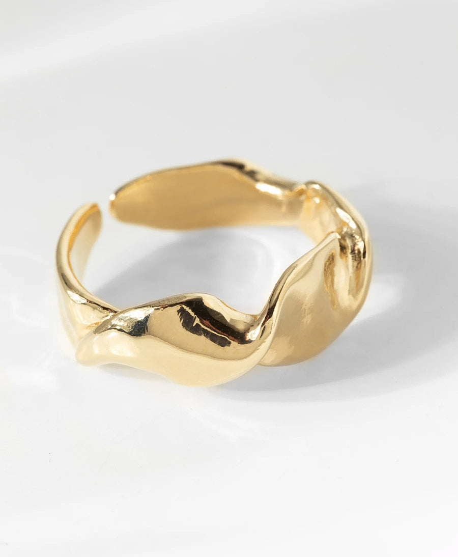 Venus Fingerring vergoldet