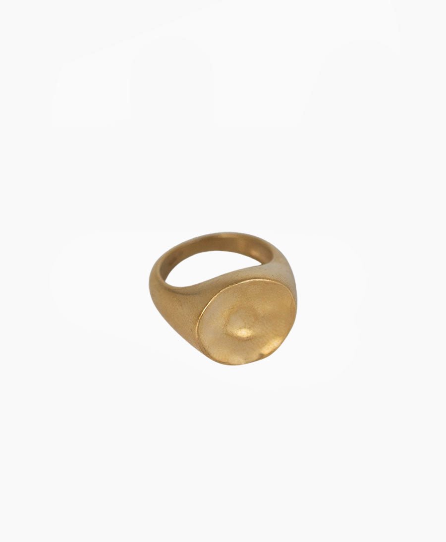 Fingerring / Siegelring LUNA - Vermeil - Clomes - clomes