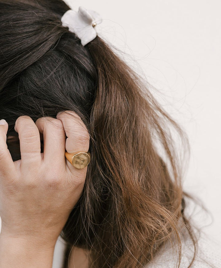 Fingerring / Siegelring LUNA - Vermeil - Clomes - clomes