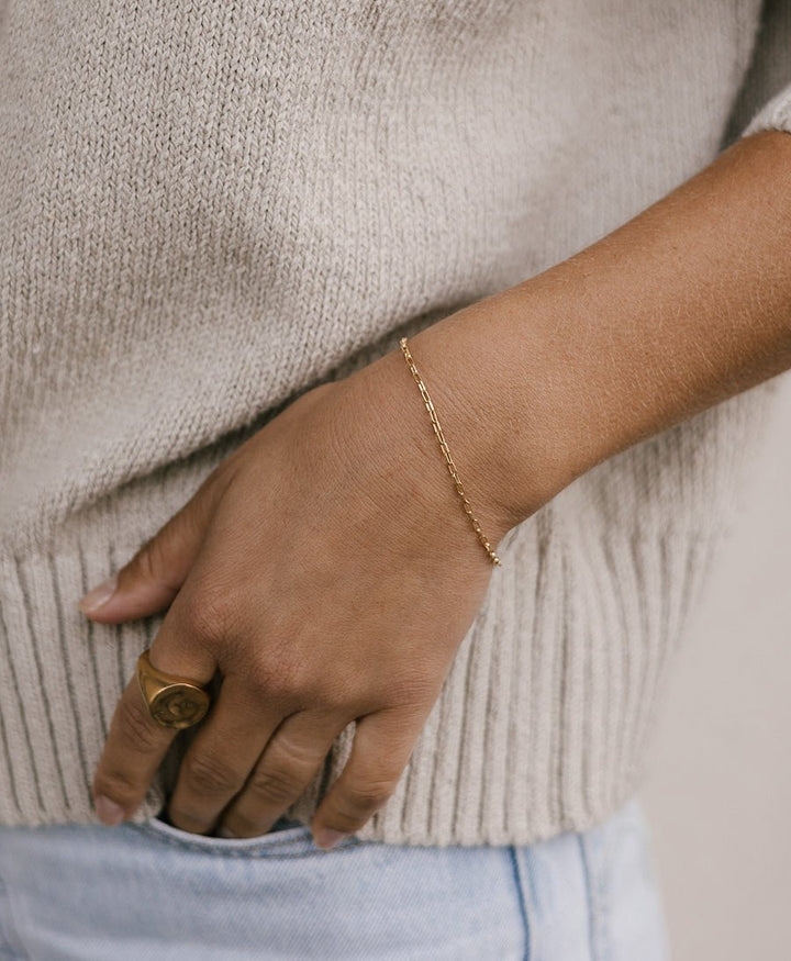 Fingerring / Siegelring LUNA - Vermeil - Clomes - clomes