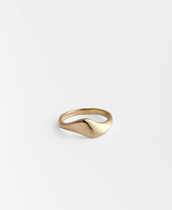 Fingerring vergoldet - Eloquent