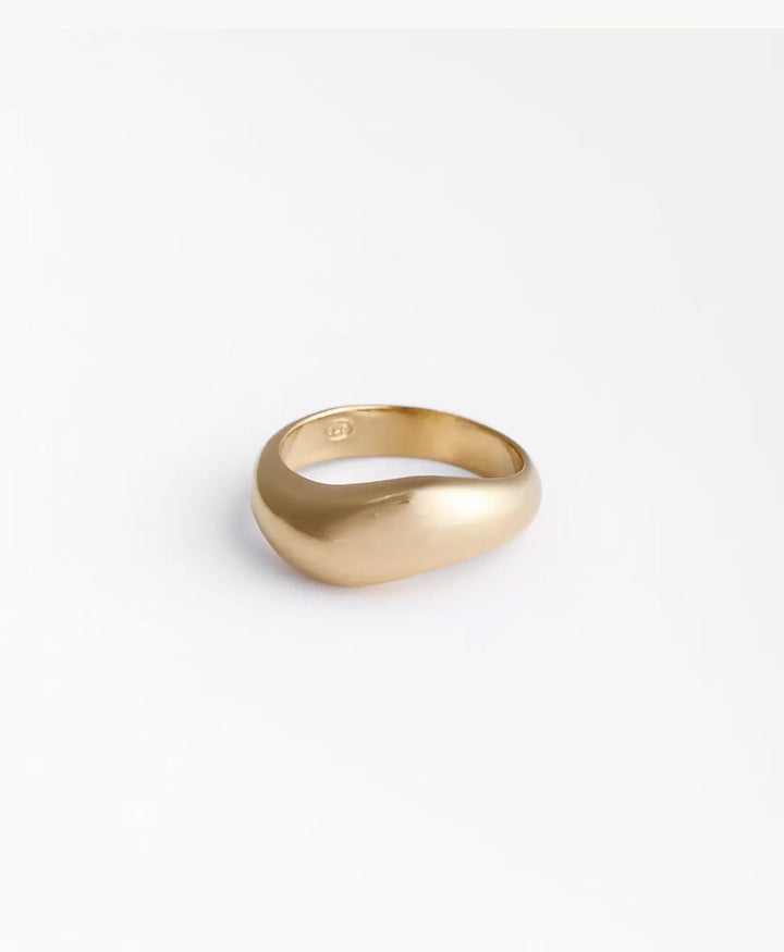Fingerring vergoldet - Halié