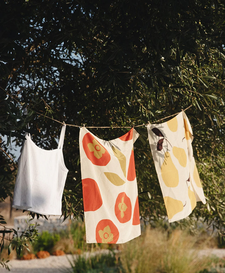 Seiden-Foulard "Italia Scarf" - Persimmon