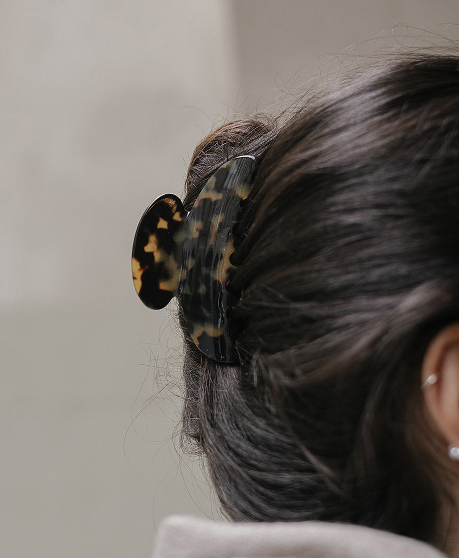 Haarklammer CARMEN (L) aus Acetat - Tortoise
