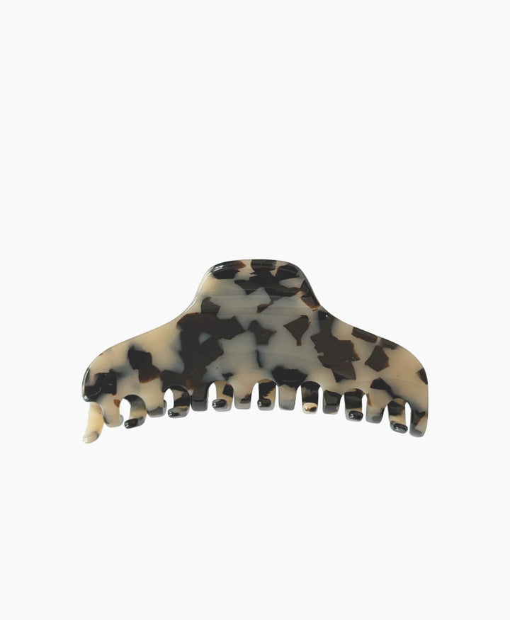 Haarklammer CLAIRE (L) aus Acetat - Helles Tortoise