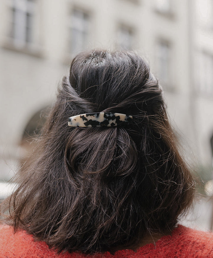 Haarclip MARIE aus Acetat - Helles Tortoise