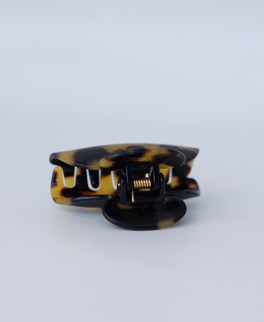 Haarklammer CARMELLA (M) aus Acetat - Tortoise