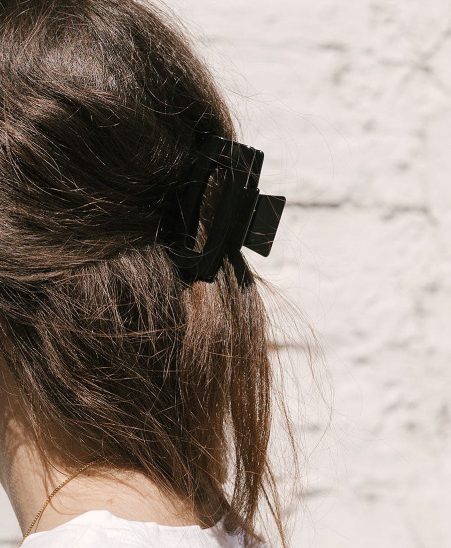 Haarklammer FRIDA aus Acetat - schwarz - Clomes - clomes