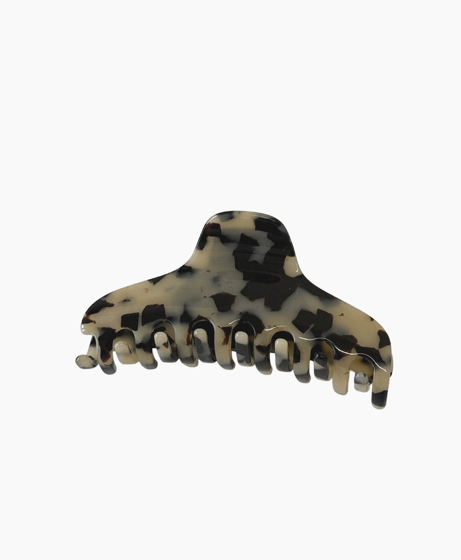 Haarklammer CLAIRE (L) aus Acetat - Helles Tortoise