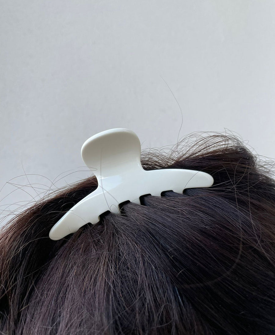Haarklammer IVY aus Acetat - Kreide - Clomes - clomes